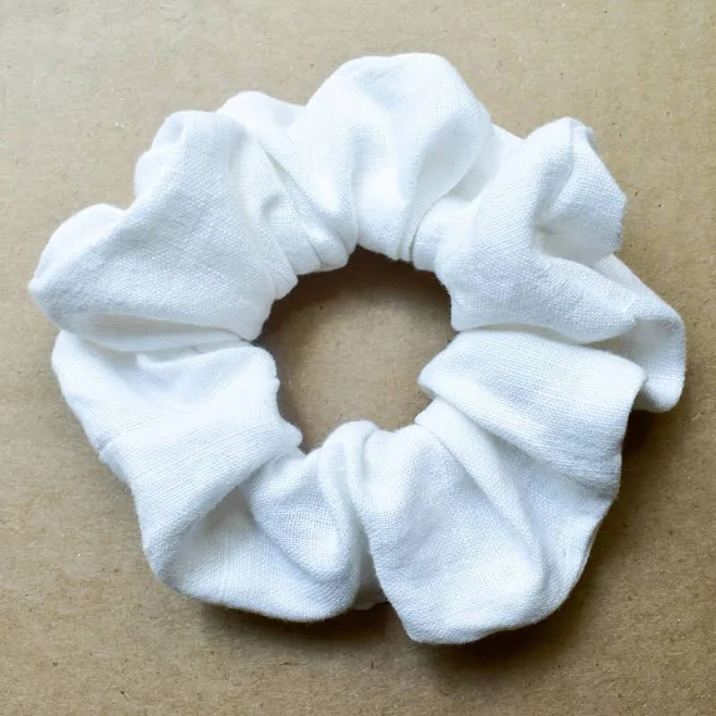 accessory Handmade Linen Scrunchie Etsy - Seller $7.99
