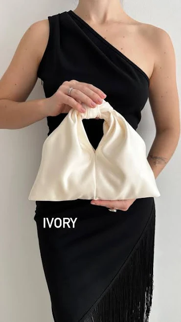 bag Handmade Satin Knot Clutch Bag Etsy - MirariBags $104.25