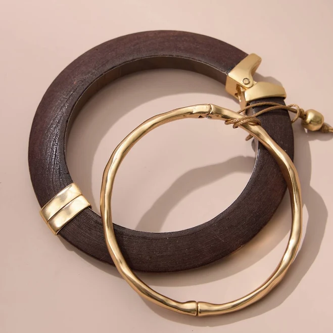 accessory J.Jill Women's Wood & Metal Bangle Set J.Jill $49