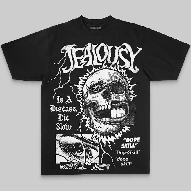 t-shirt Jealousy Dopeskill Oversize Graphic T-Shirt DopeSkill Brand $34.99
