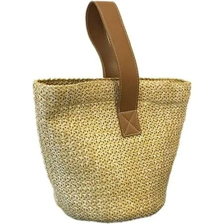 bag Kukuzhu Women's Trendy Straw Bucket Bag Walmart - Kukuzhustore $20.66