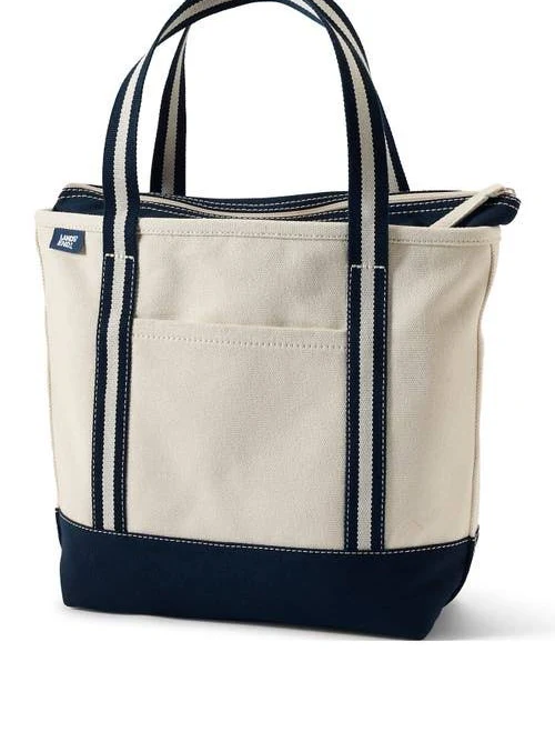 bag Lands' End Large 5 Pocket Zip Top Canvas Tote Bag Nordstrom $59.95
