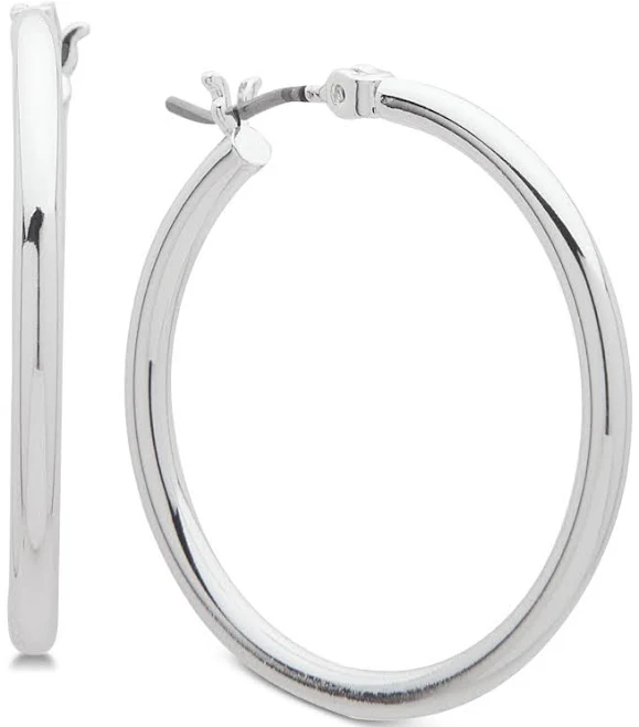 accessory LAUREN Ralph Lauren Eleanor Thin Hoop Earrings Macy's $22.4