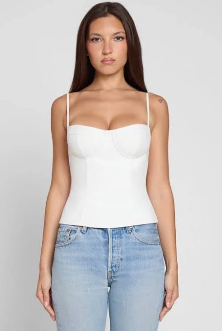 corset top LEAU Bali Bustier Corset Top Nordstrom $110