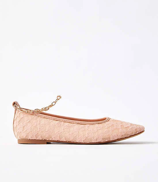 shoes Loft Women's Ankle Strap Ballet Flats LOFT $31.82