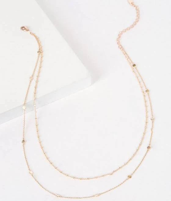 accessory Lulus Exclusive Gold Layered Choker Necklace Lulus $20