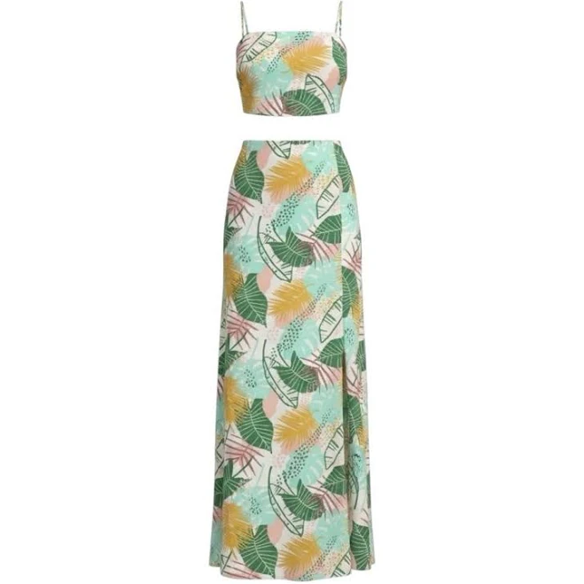 skirt Lulus Tropical Print Skirt Set Size Medium eBay - kloset_by_kait $30.78