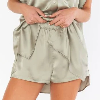 shorts Show Me Your Mumu Glam Time Luxe Satin Shorts Show Me Your Mumu $44