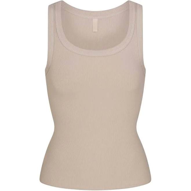 top Skims Women's Scoop Neck Cotton Rib Tank Top SKIMS $38