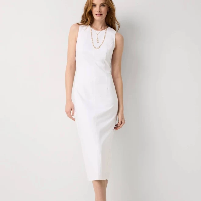 dress White House Black Market Women's Ponte Sheath Dress White House Black Market $83.99
