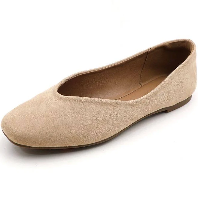 shoes Women's Classic Minimal Round-Toe Ballet Flats for Everyday, Size: 8, Beige Kohl's $39.99