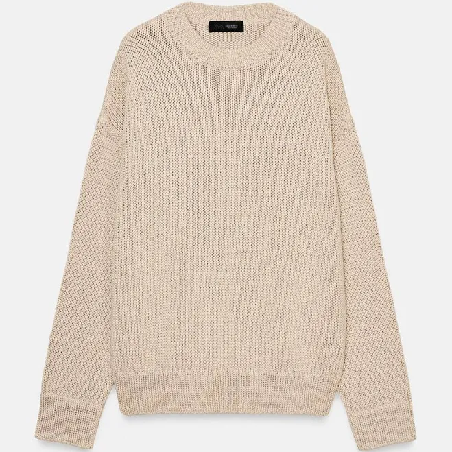 top Zara Chunky Knit Jumper Zara USA $59.9