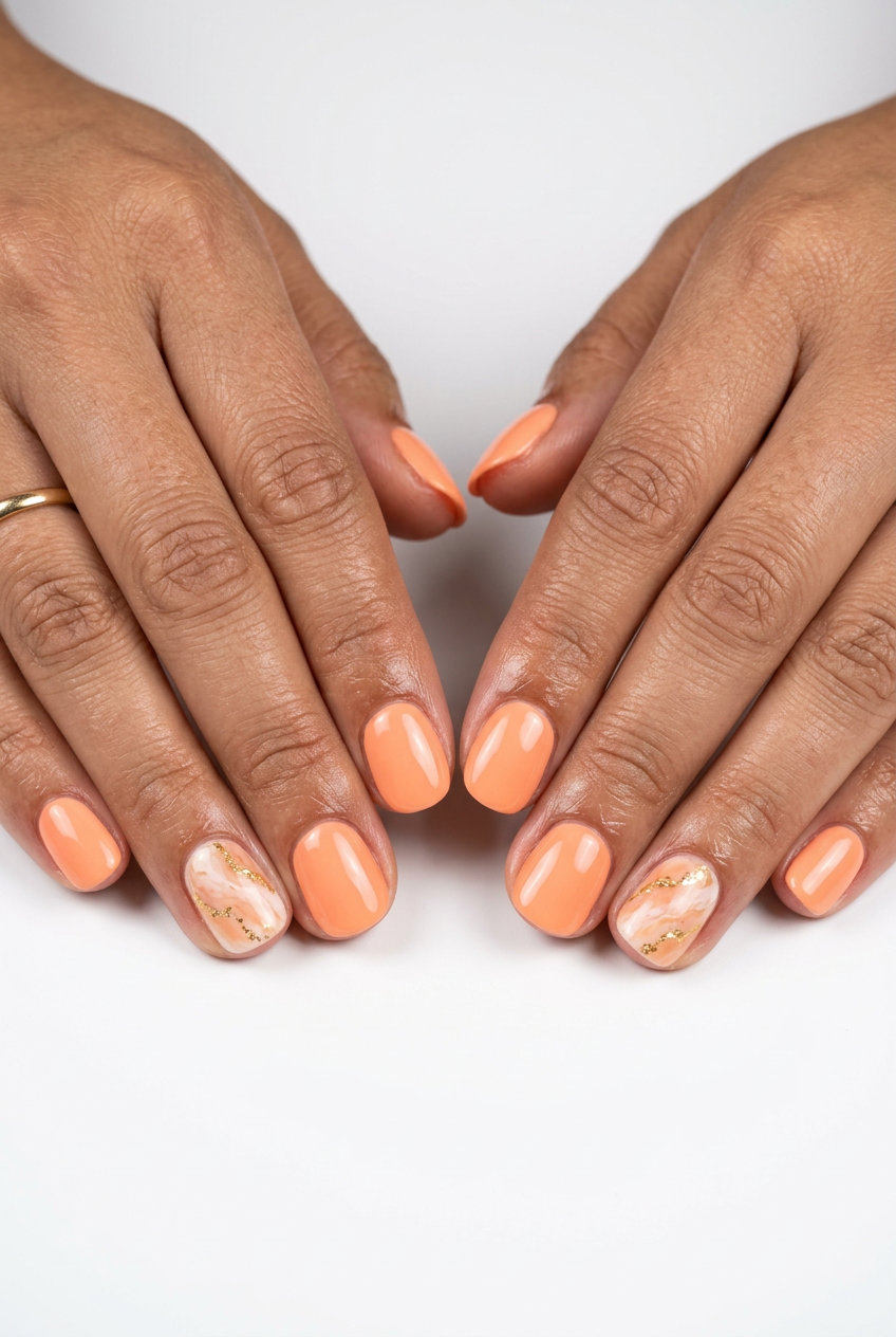 23 Short Round Summer Nails 2026: Fresh Manicure Ideas for Warm Weather