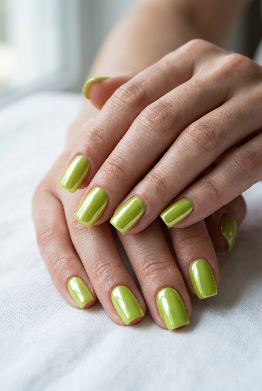 summer nails square medium 2026 outfit idea - fashion styling inspiration