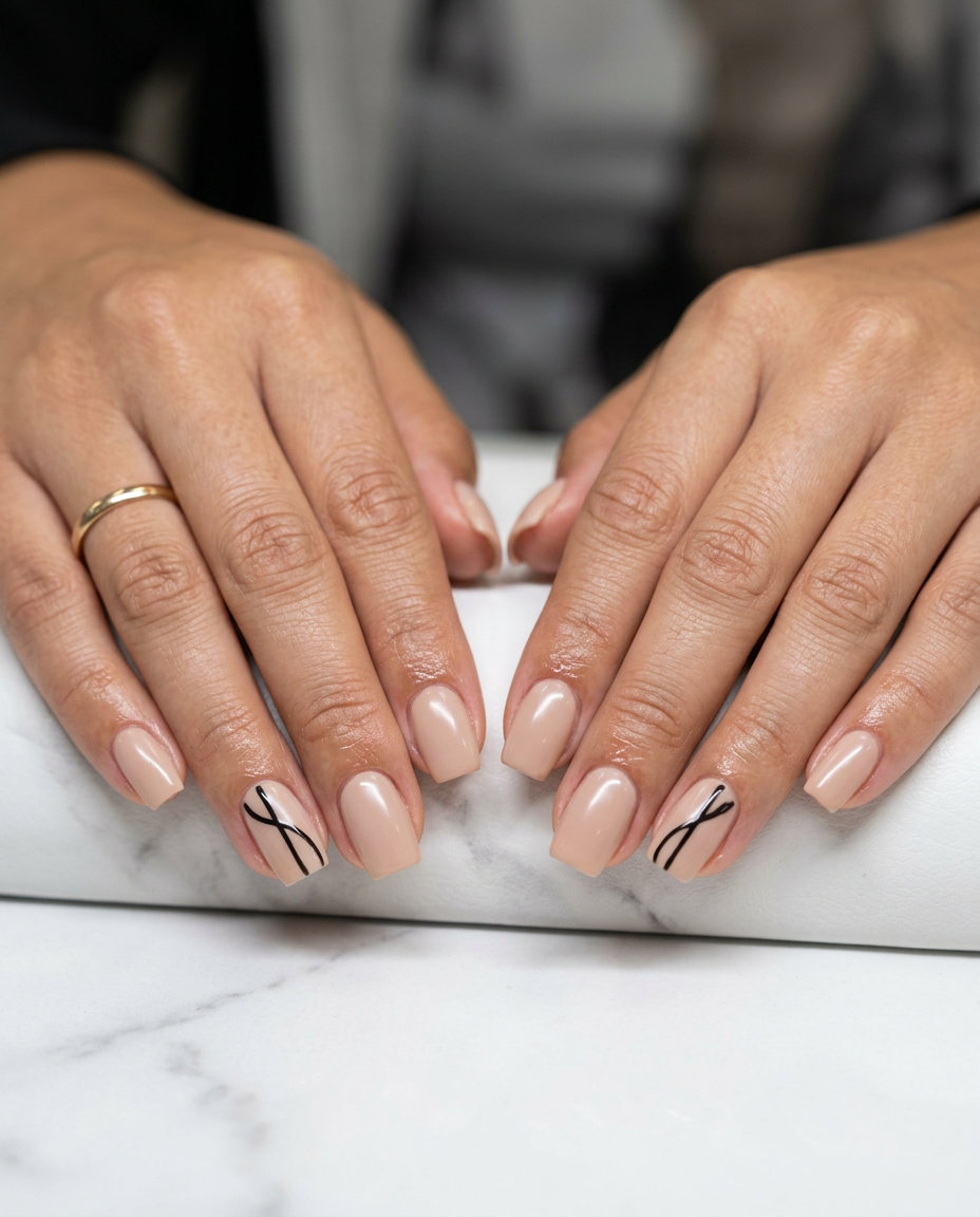 summer nails square medium 2026 outfit idea - fashion styling inspiration