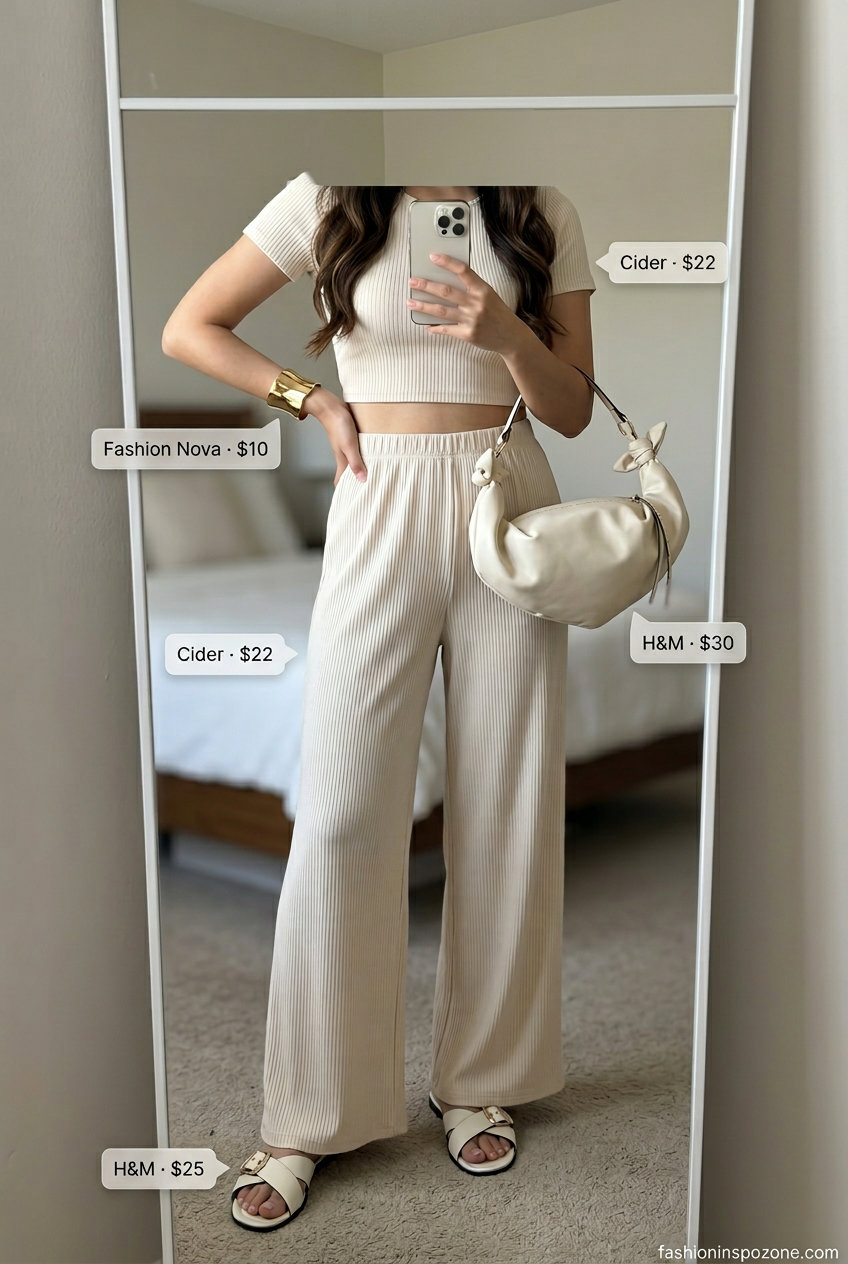 Modern Minimalist Matching Set