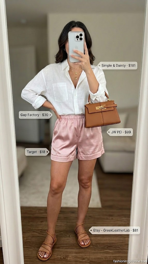 What to Wear with Satin Shorts Summer 2026: 16 Chic Outfit Ideas